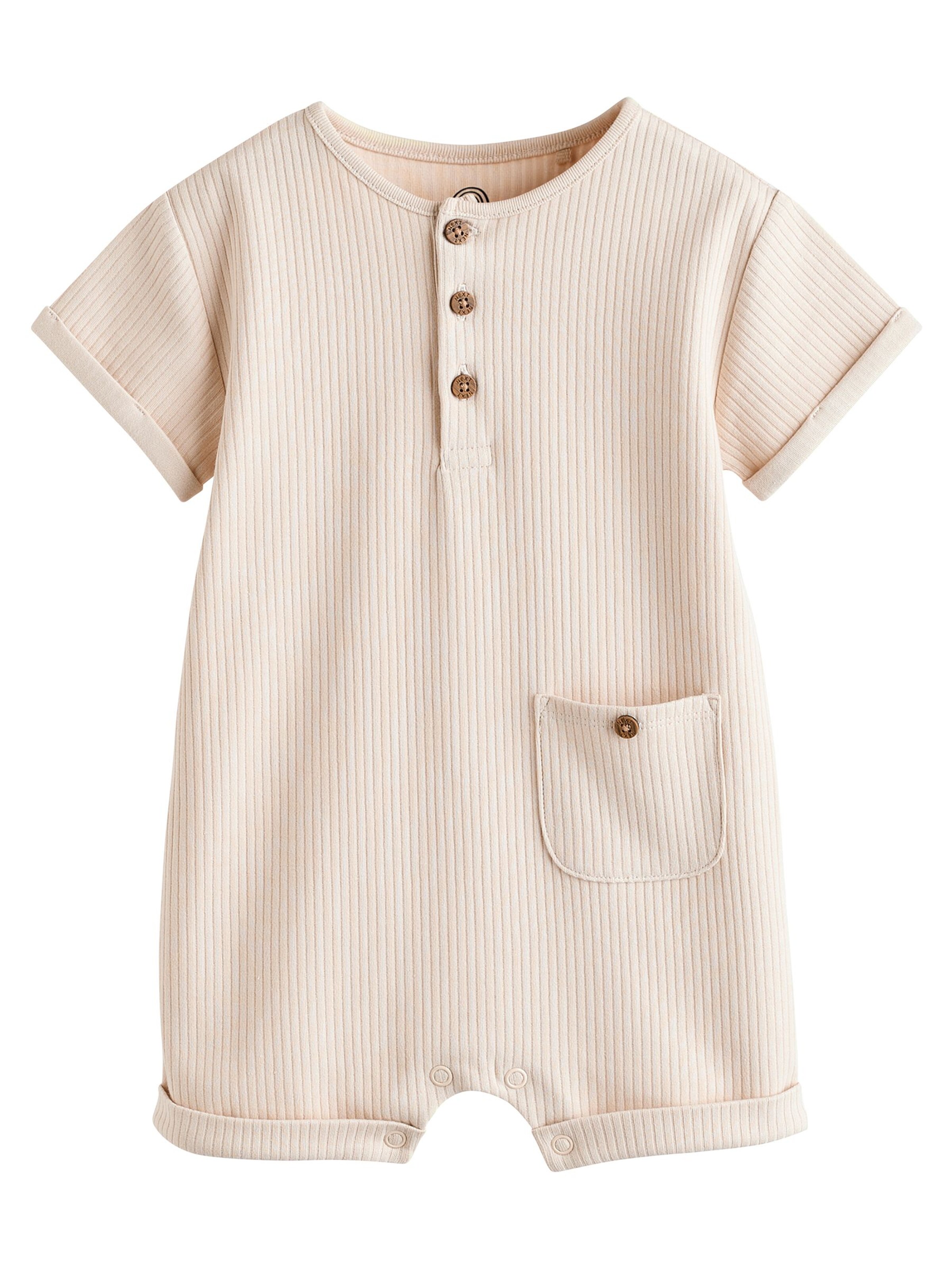 Next Бебешки гащеризони/боди в бежово