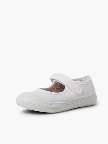 Ballerines Pisamonas en blanc : devant