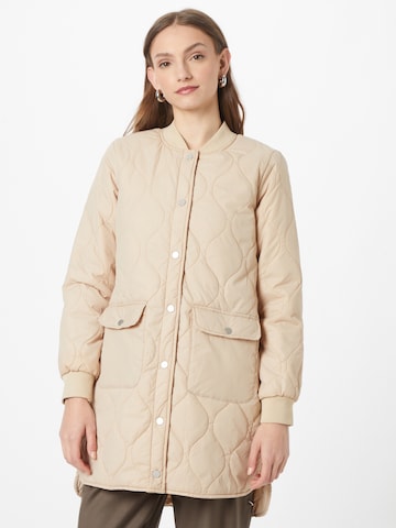 b.young Between-Season Jacket 'CANNA' in Beige: front