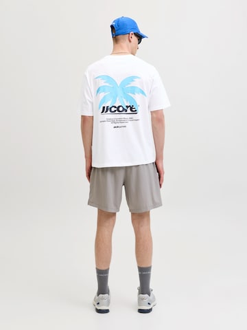 T-Shirt 'JCOClub' JACK & JONES en blanc