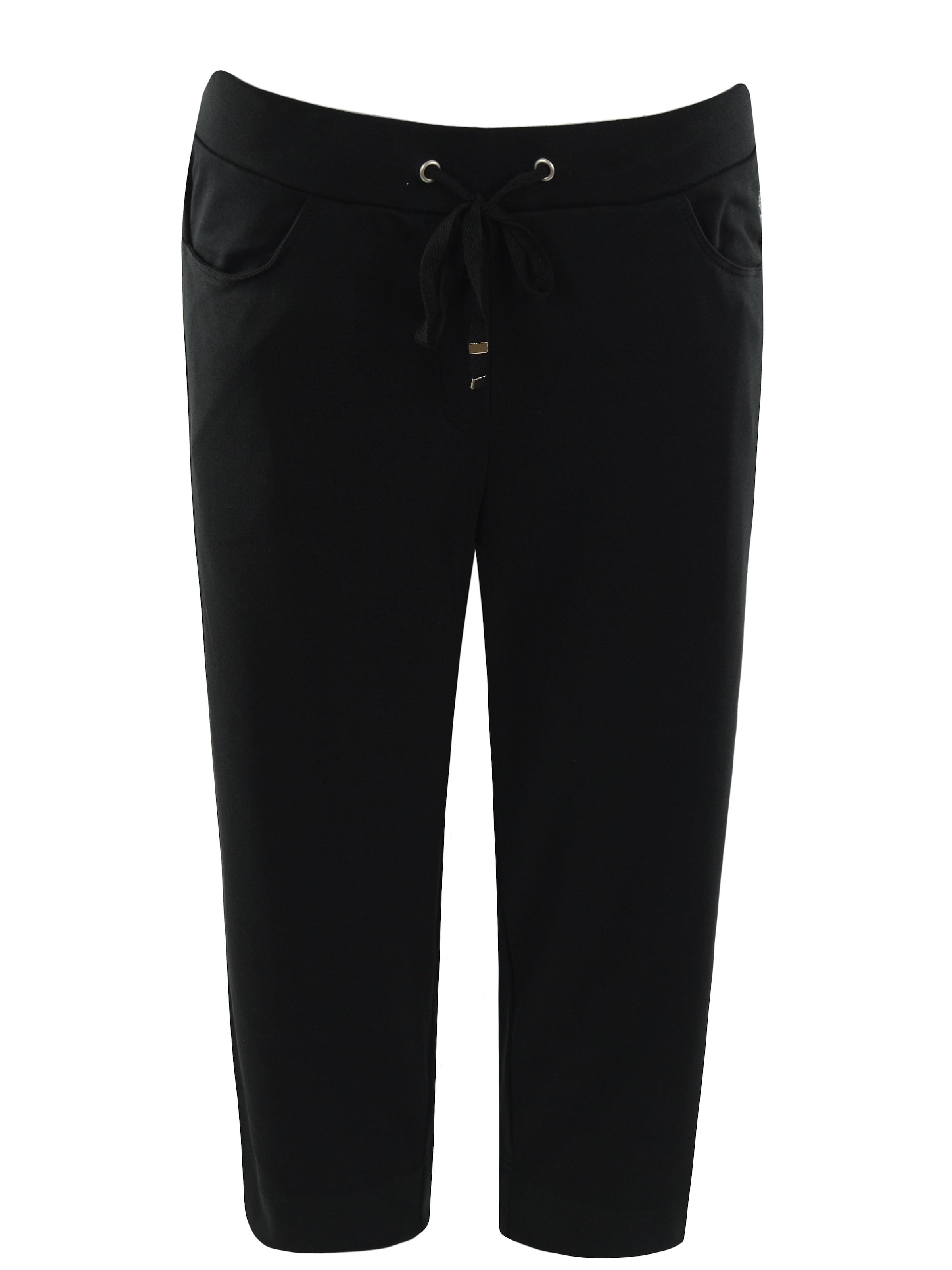 HAJO Regular Pants in Black: front