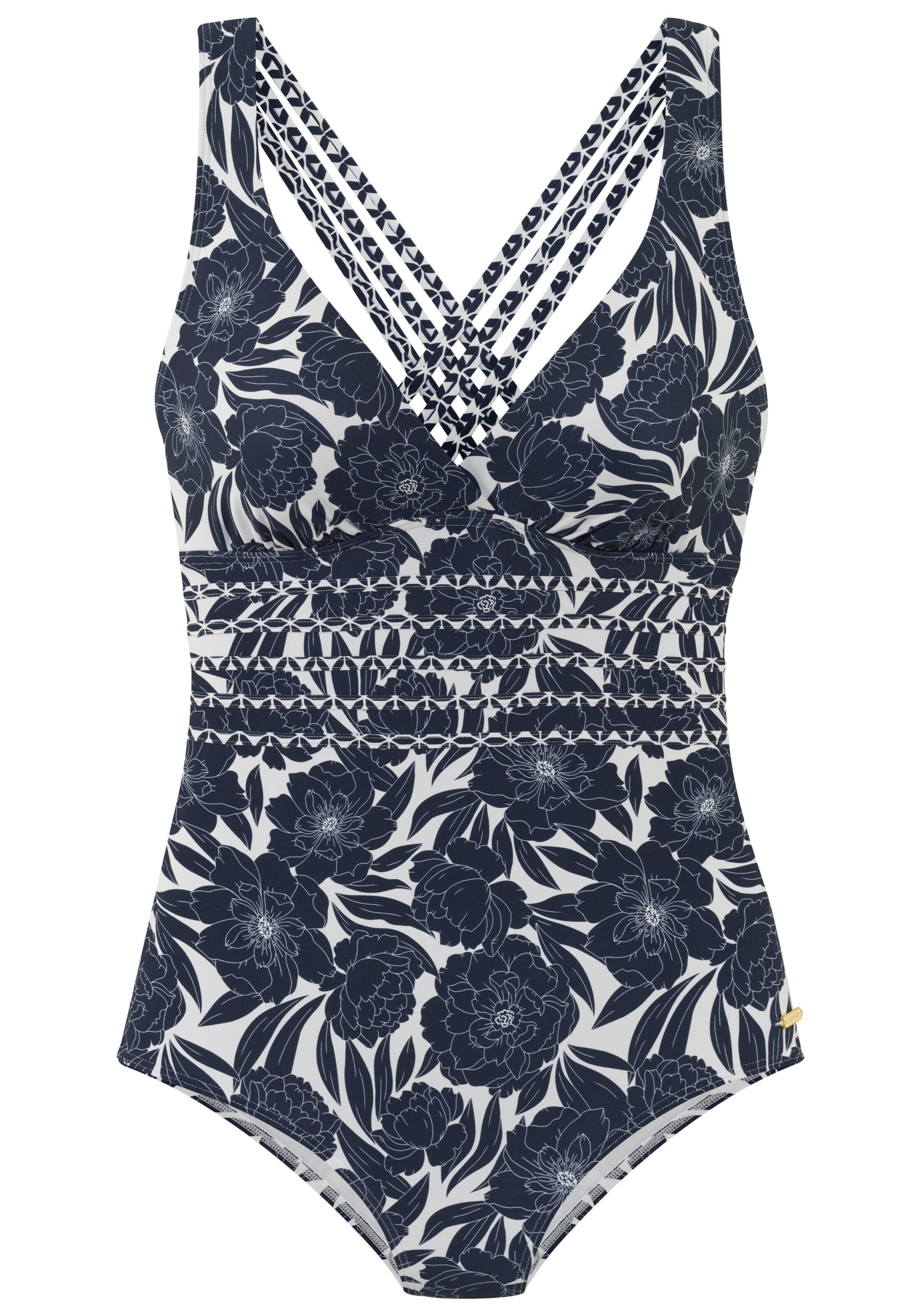 Costum de baie întreg de la SUNSEEKER pe albastru: față