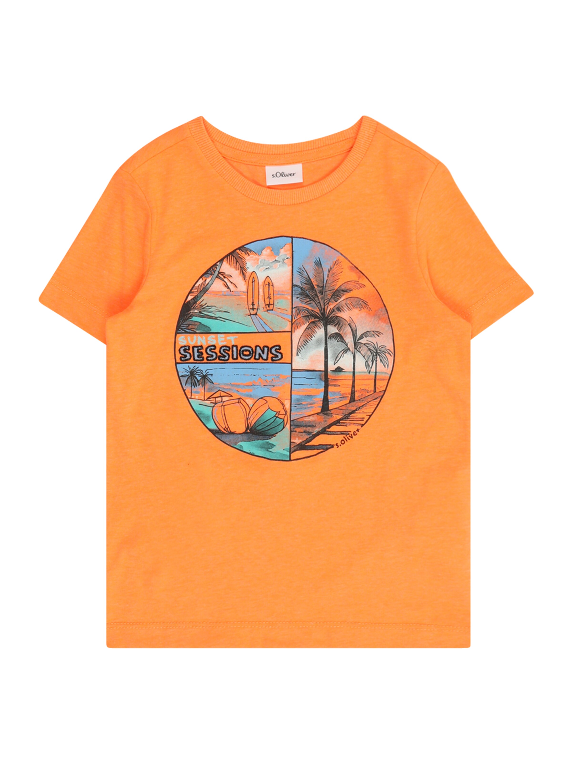 s.Oliver Shirt in Orange: Vorderseite