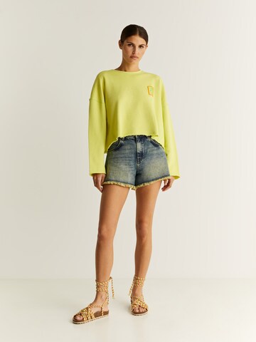 Sweat-shirt Scalpers en vert : devant
