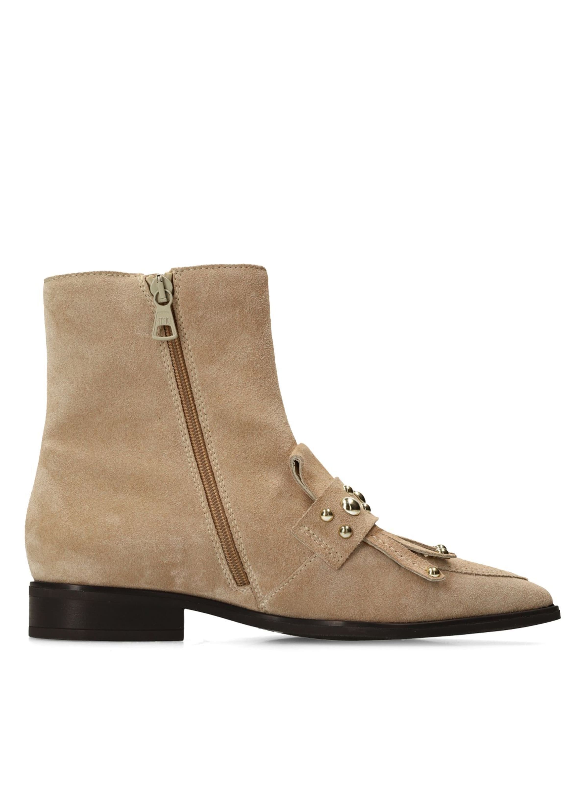 MANFIELD Stiefelette in Braun