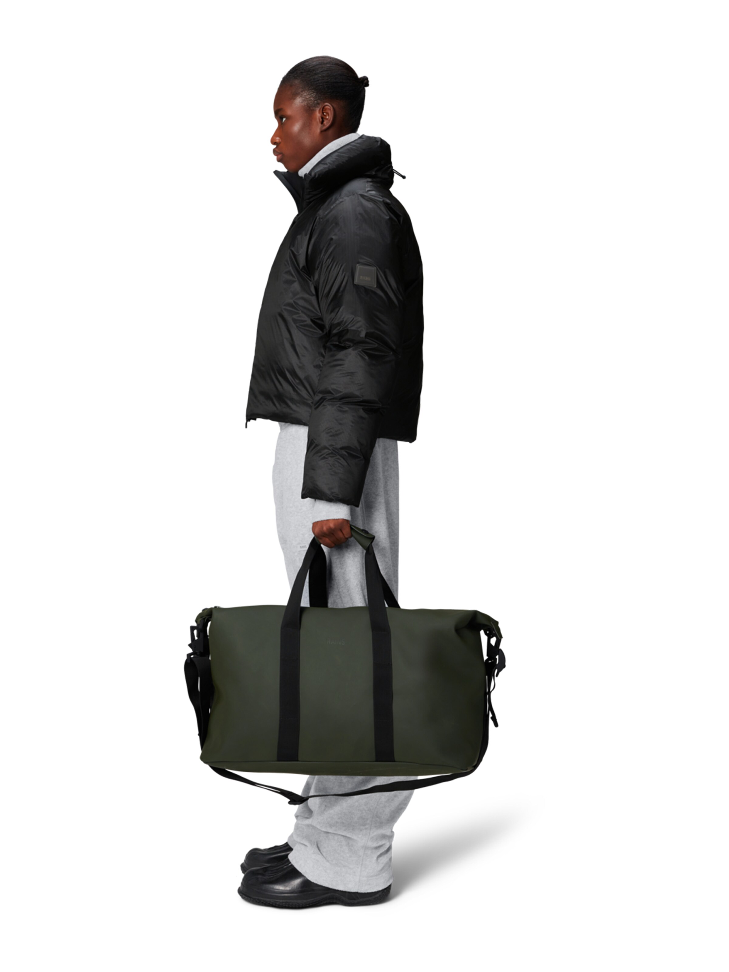 RAINS Travel Bag 'Hilo' in Green