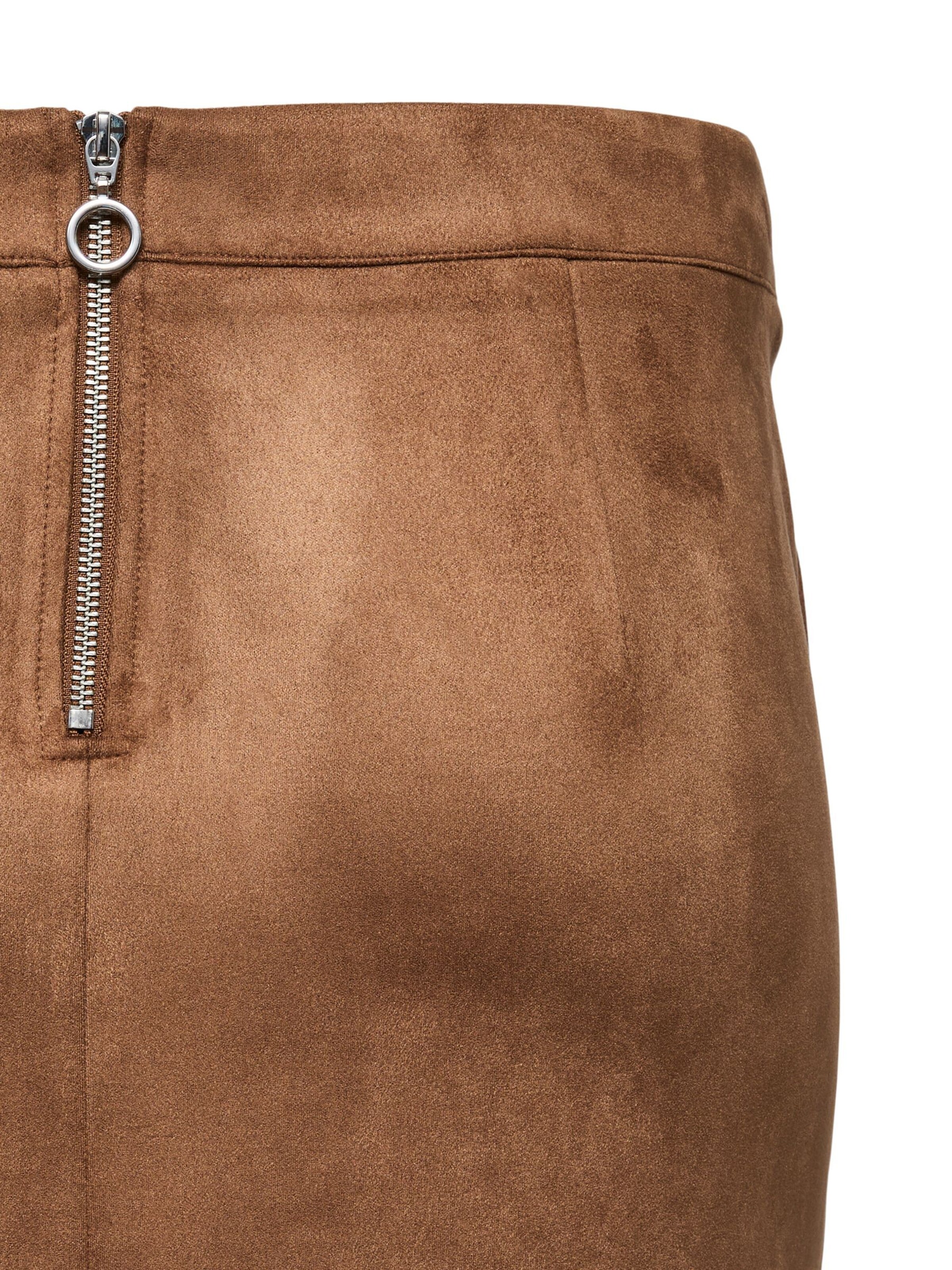 Vero Moda Curve Rok 'DONNADINA' in Bruin