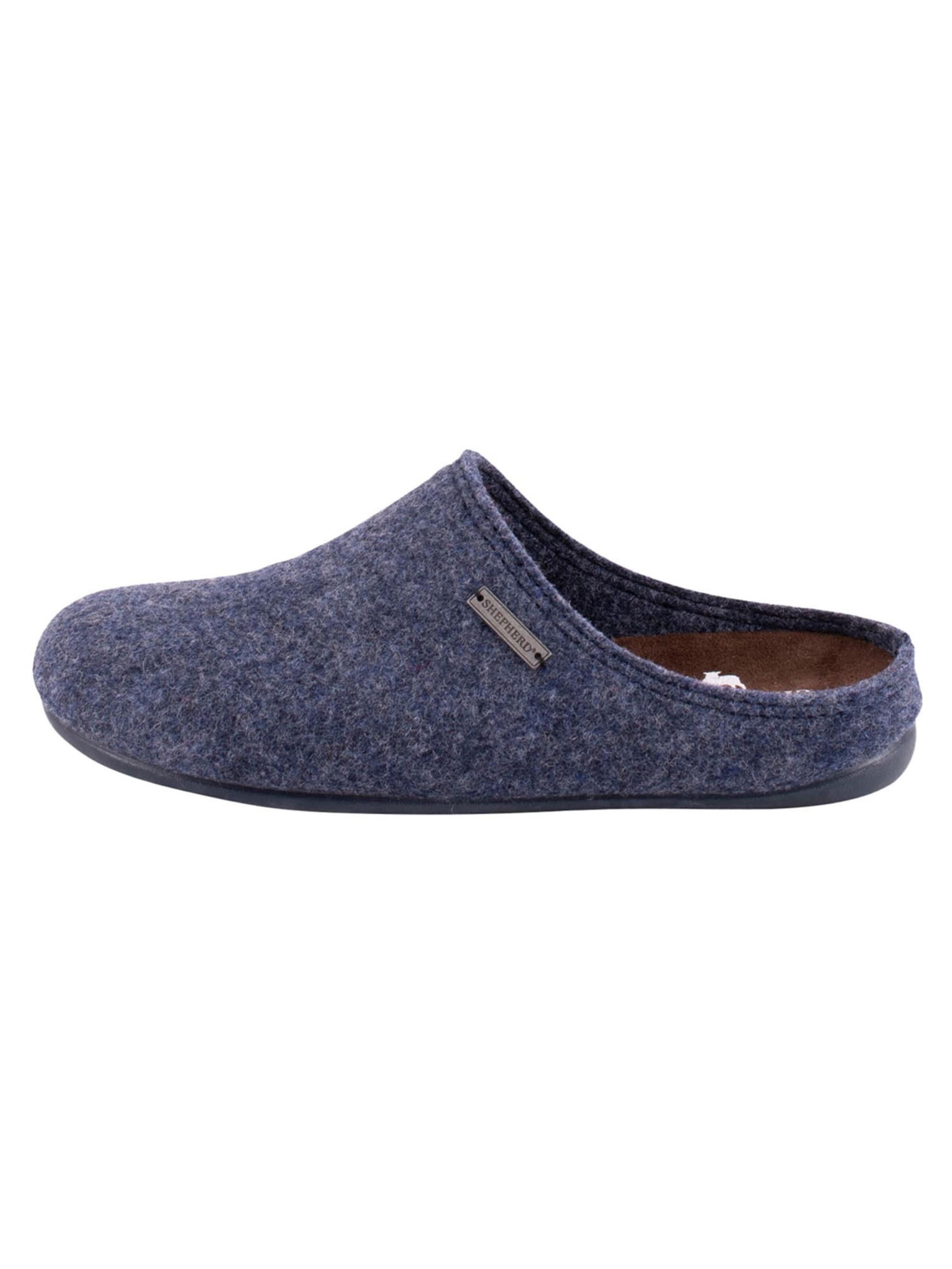 SHEPHERD Muiltjes 'Jon' in Blauw