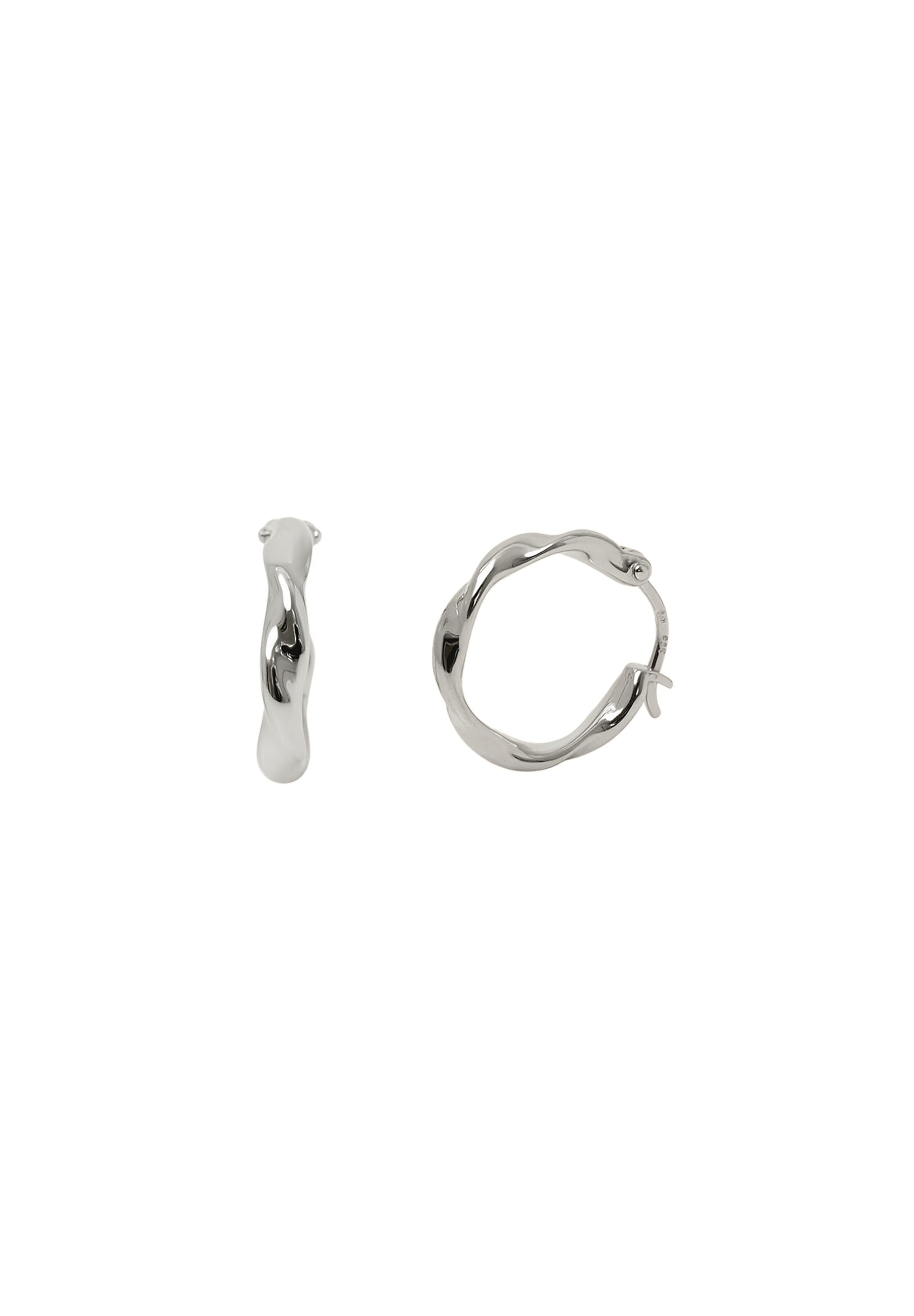 Stilnest Oorbellen 'Flux Mini' in Zilver