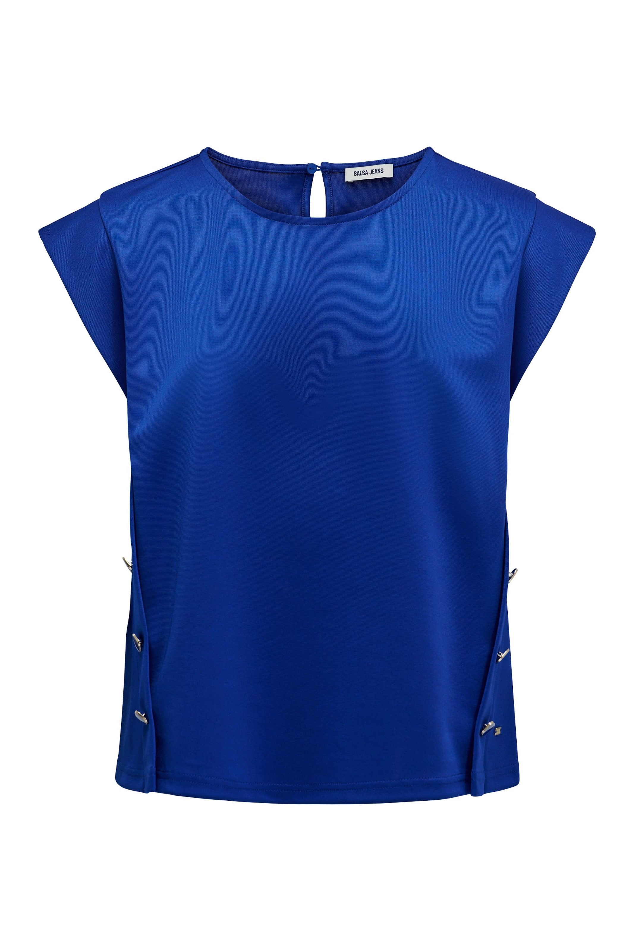 Salsa Jeans Shirt in Blauw: voorkant