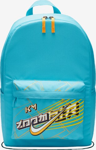 NIKE Sports Bag in Blue: front