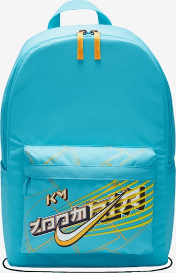 NIKE Sports Bag in Blue / Yellow / Black / White, Item view