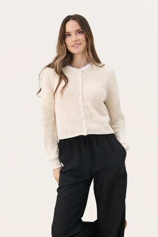 Cardigan 'Gigia' Part Two en beige : devant