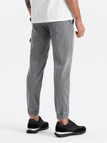 Ombre Tapered Cargo Jeans 'PADJ-0112' in Grey