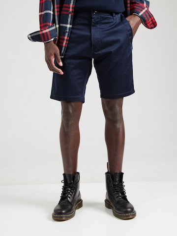 G-STAR Slim fit Chino trousers 'Bronson 3.0' in Blue: front