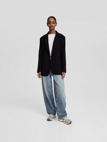 Bershka Blazer in Schwarz