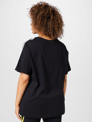 ADIDAS SPORTSWEAR - Camiseta funcional 'Essentials  3-Stripes ' en negro