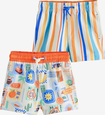 Shorts de bain Next en blanc : devant