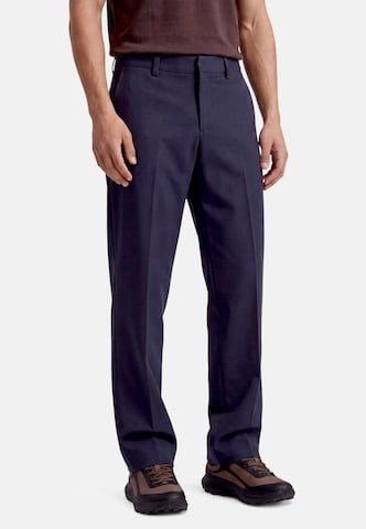 Loosefit Pantaloni con piega frontale di zero in blu: frontale