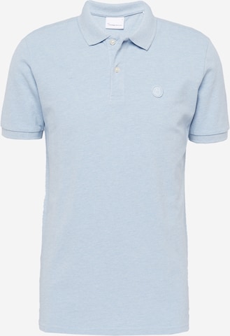 KnowledgeCotton Apparel Shirt 'ROWAN' in Blauw: voorkant