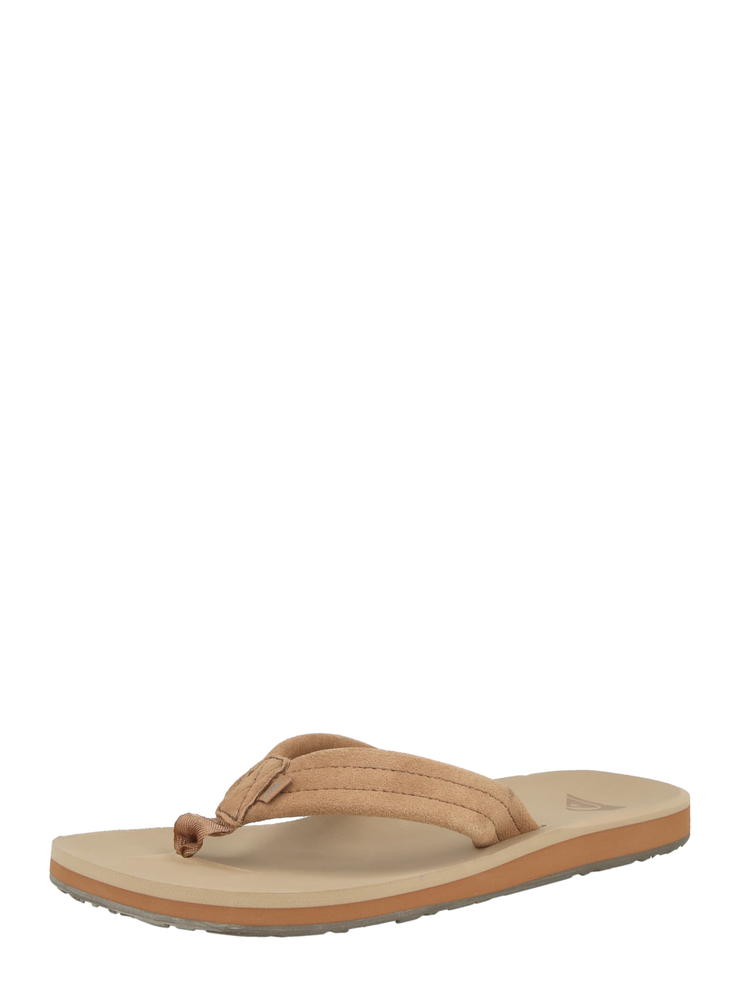 QUIKSILVER Σαγιονάρες διχαλωτές 'CARVER' σε μπεζ: μπροστά