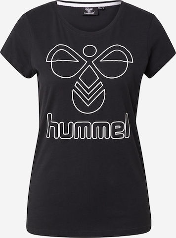 T-shirt fonctionnel 'Senga' Hummel en noir : devant