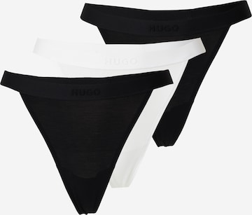 HUGO Red - Tanga em preto: frente