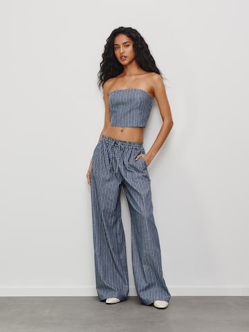 RÆRE by Lorena Rae Regular Trousers in Blue