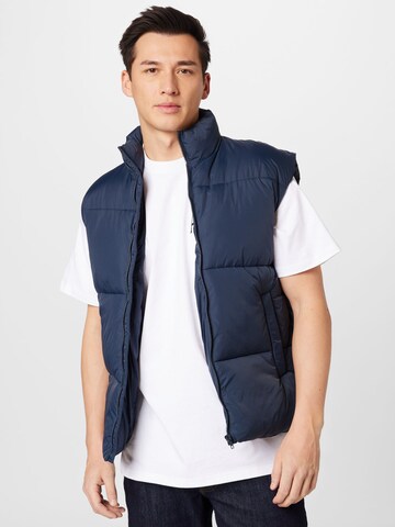 ABOUT YOU Bodywarmer 'Alessio' in Blauw: voorkant