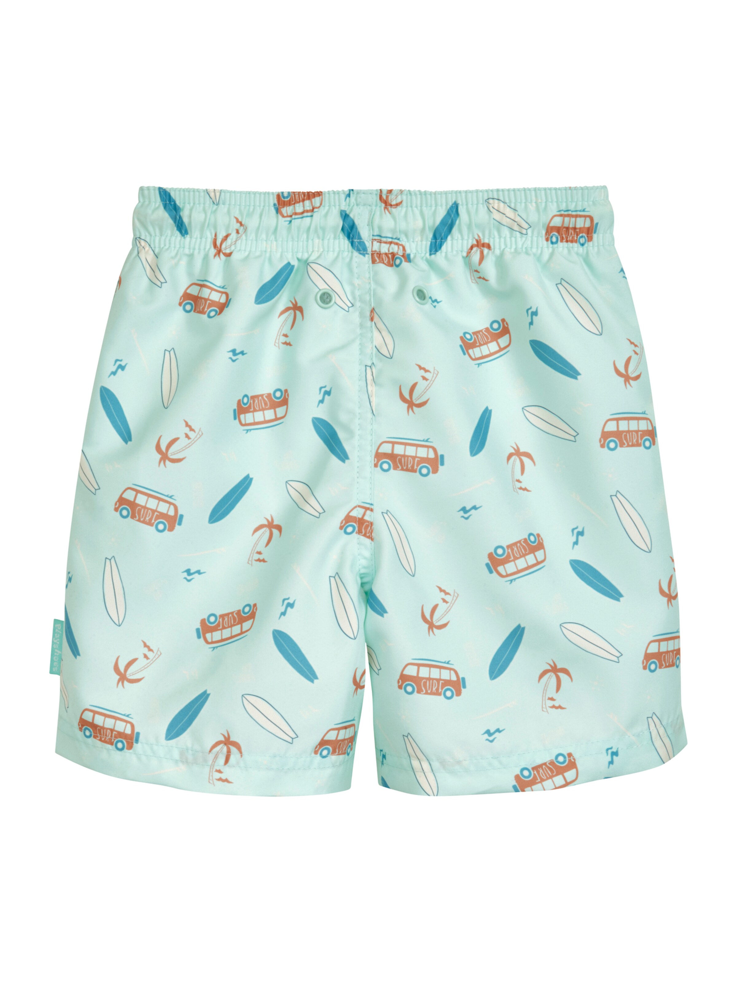 Shorts de bain 'Surf-Bus' PLAYSHOES en vert