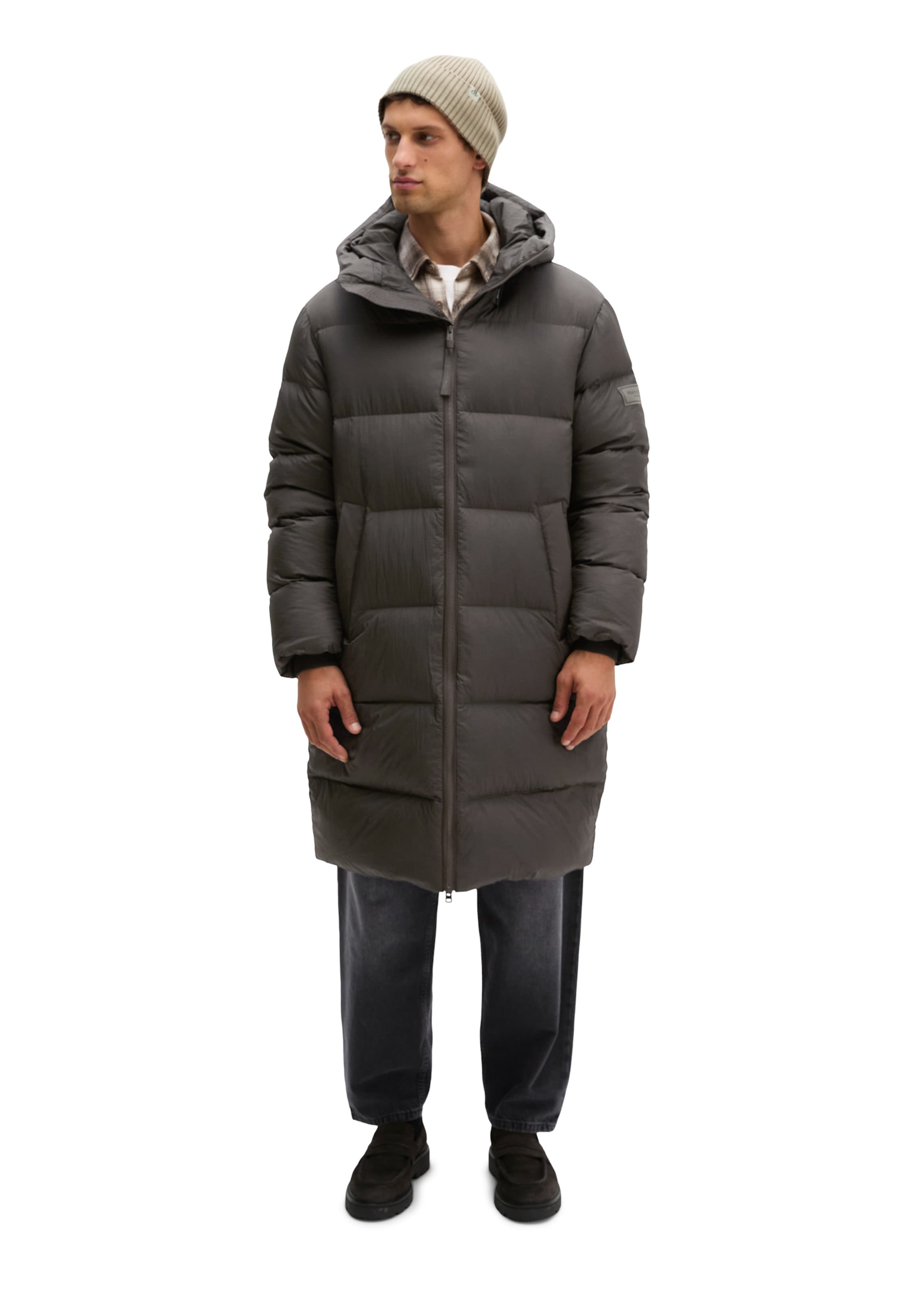 Marc O'Polo Wintermantel in Schwarz: Vorderseite