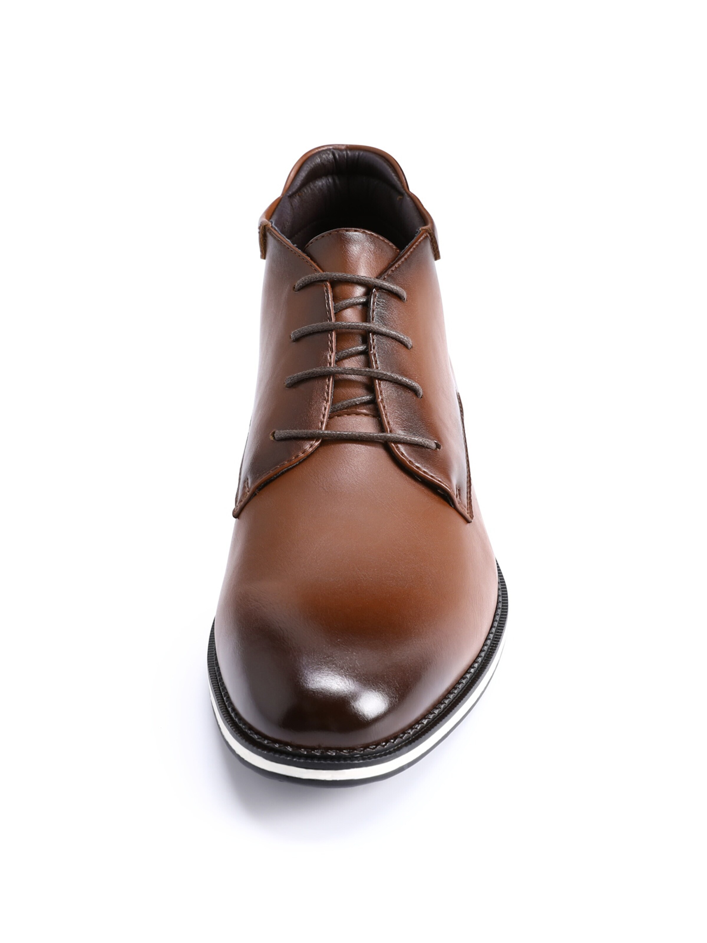 ALLTHEMEN Lace-Up Shoes 'Schutz' in Brown