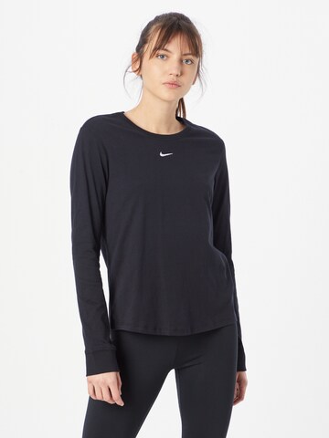 Nike Sportswear Shirt in Zwart: voorkant