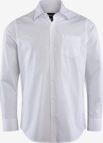 Stooker Men Button Up Shirt 'Hugh' in White: front