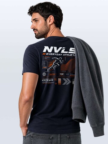 Neverless Shirt 'Everyday Athletics'‌ in Blau