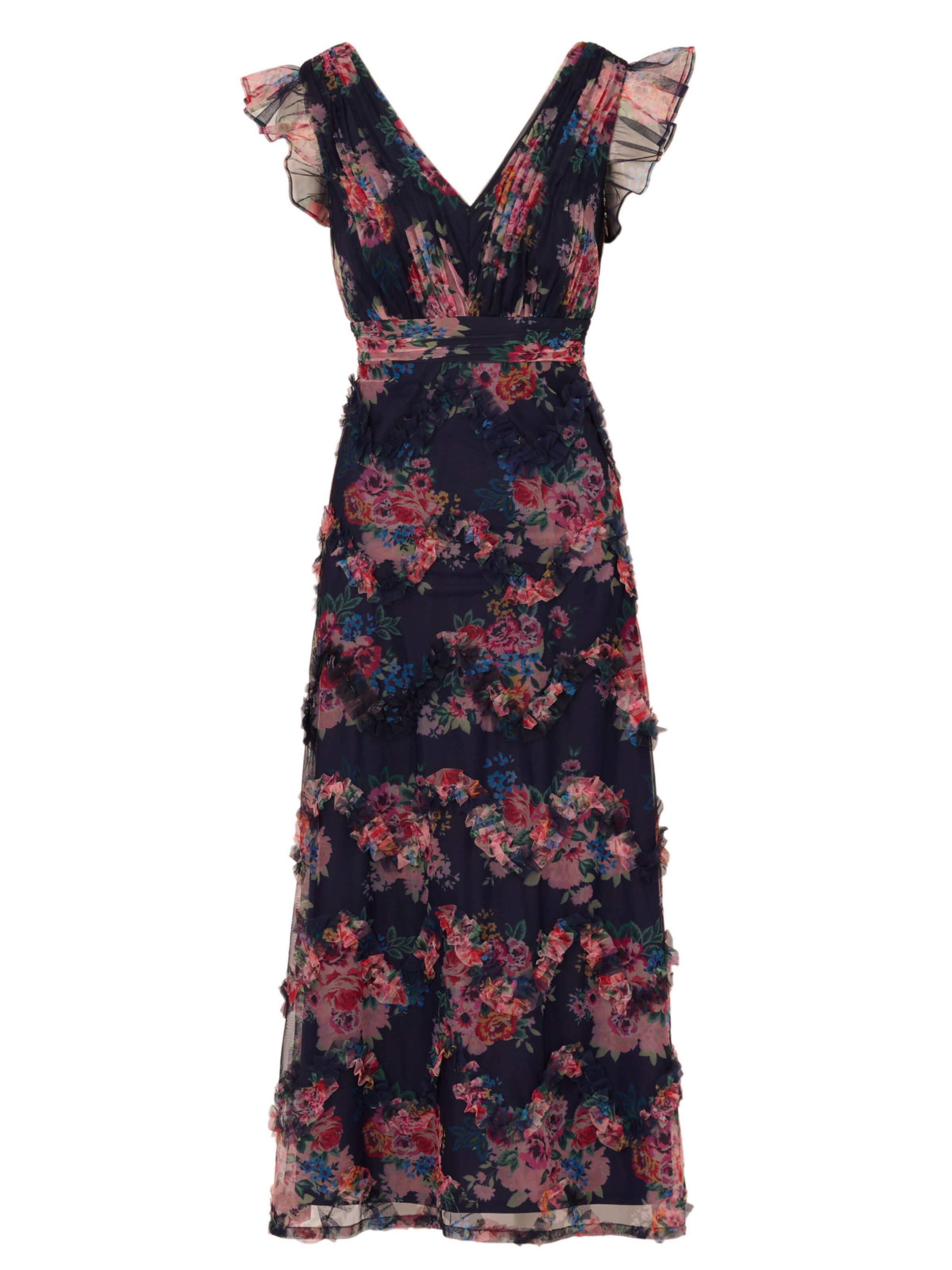 Adrianna Papell Dress in Blue / Dark blue / Dusky pink / Light pink, Item view