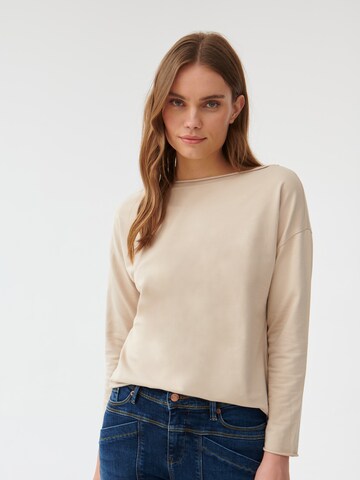 TATUUM Sweatshirt 'MALI' in Beige: voorkant