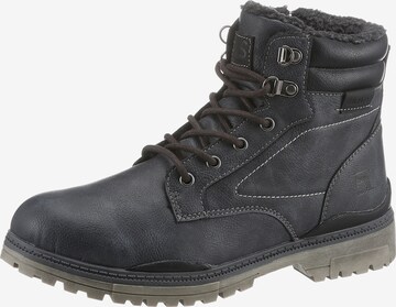H.I.S Lace-Up Boots in Grey: front