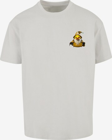 F4NT4STIC Shirt 'Rubber Duck Wizard' in Grau: predná strana