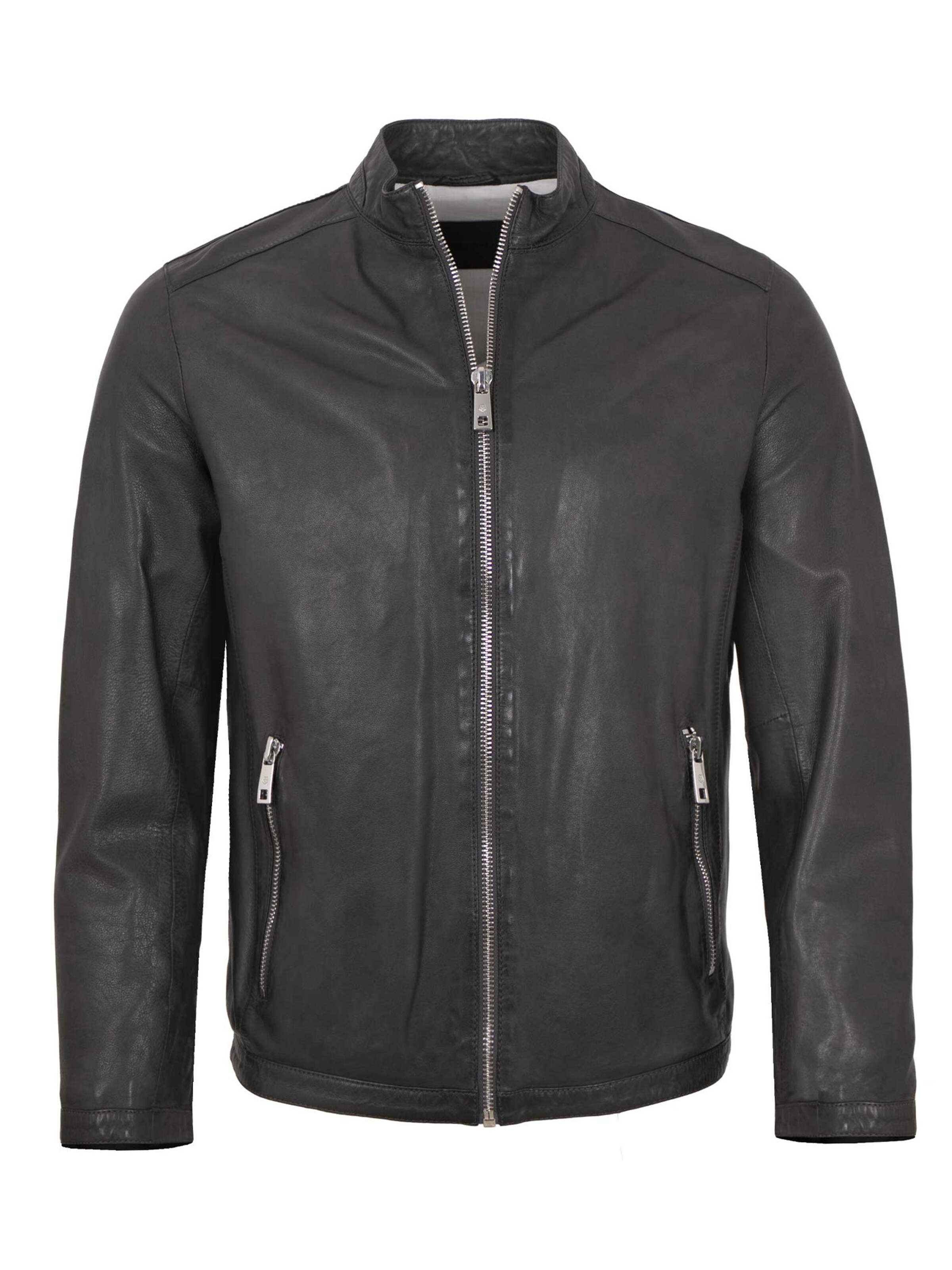 MILESTONE Übergangsjacke 'MSOliverio'‌‌‌‌‌‌‌‌‌ in Grau: Vorderseite