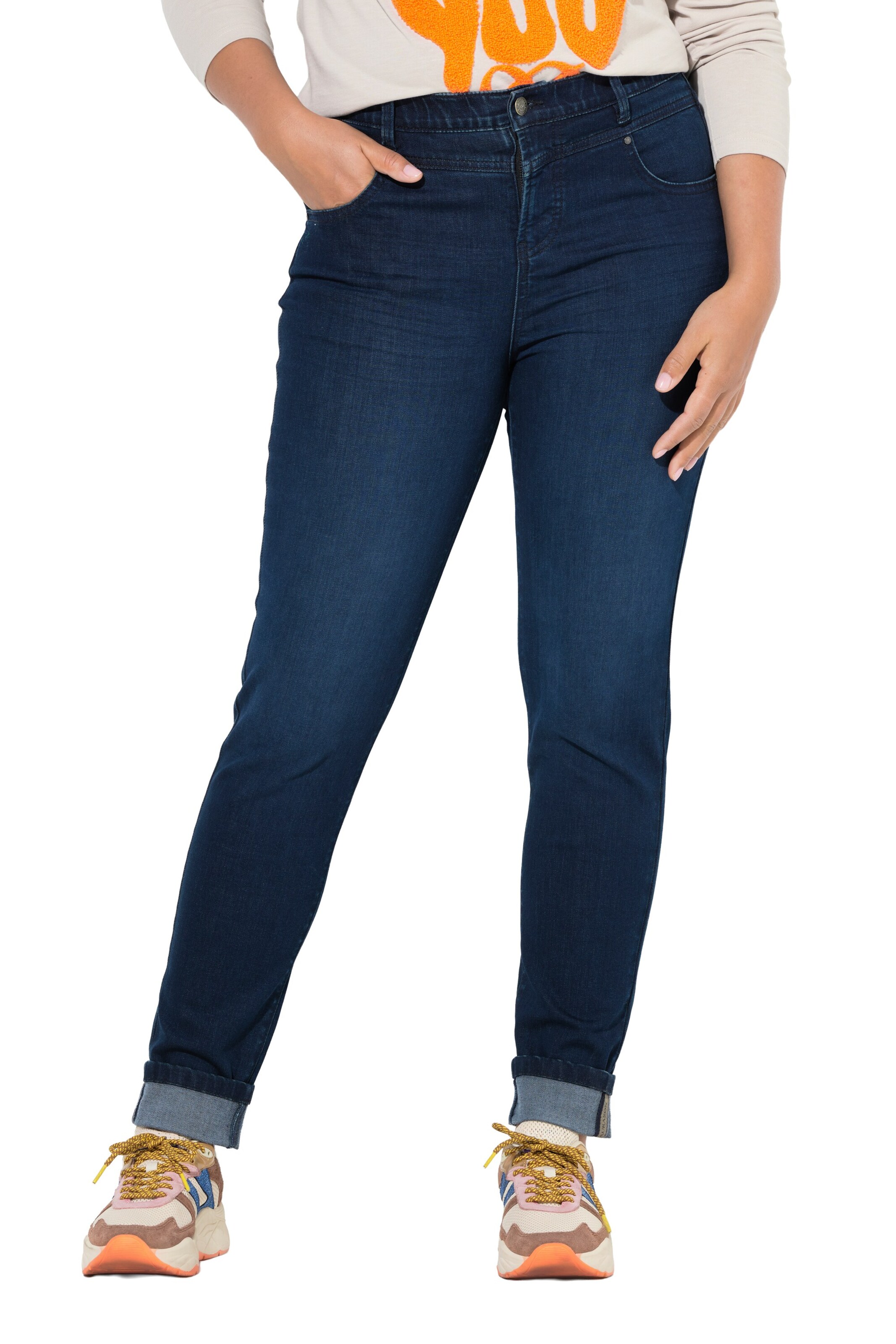 LAURASØN Slim fit Jeans in Blue: front