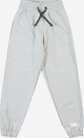 NIKE Regular Sports trousers in Grey: front