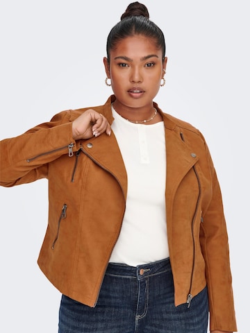 ONLY Carmakoma Between-Season Jacket 'Avana' in Brown