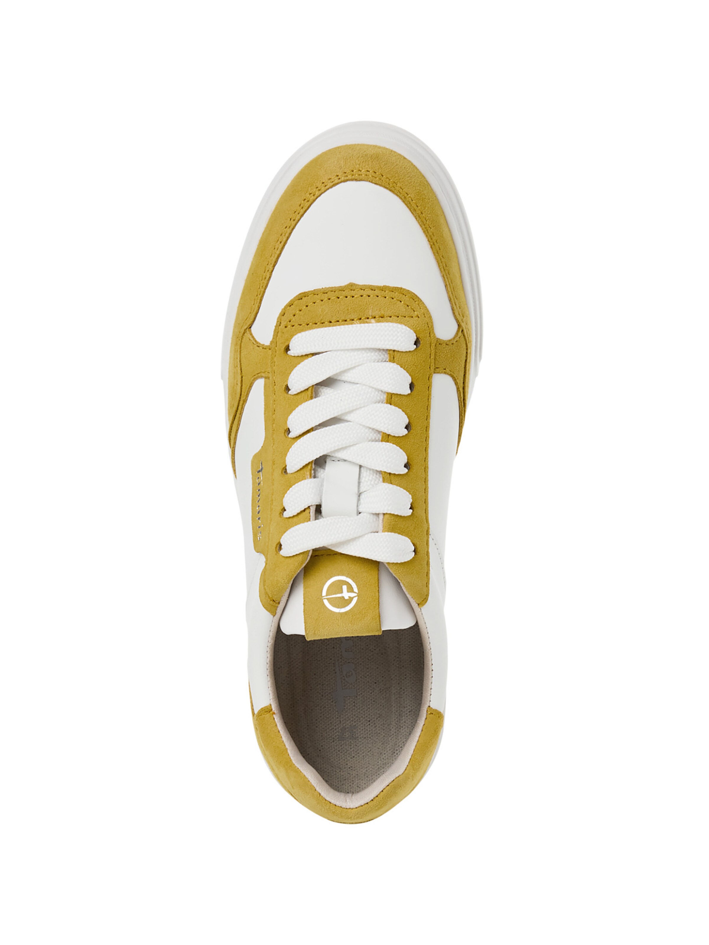 Tamaris Platform trainers in Yellow