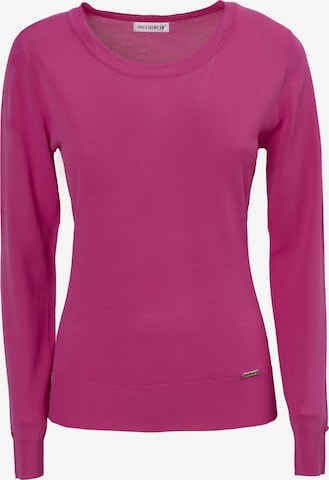 Pull-over Influencer en rose : devant