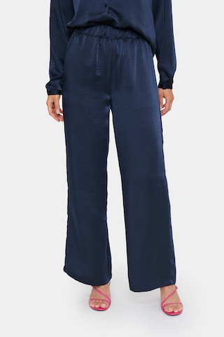 Wide Leg Pantalon 'Dinne' SAINT TROPEZ en bleu : devant