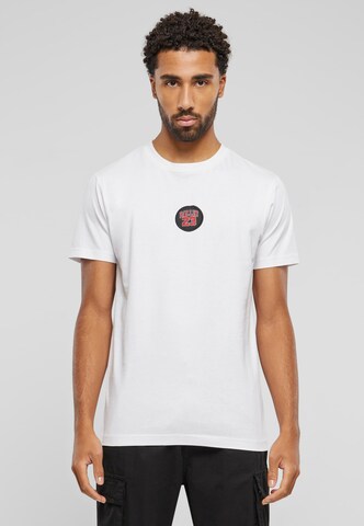 Mister Tee - Camiseta 'Ballin 23' en blanco: frente