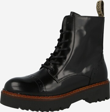 Bottines à lacets 'Olivine' SCOTCH & SODA en noir : devant