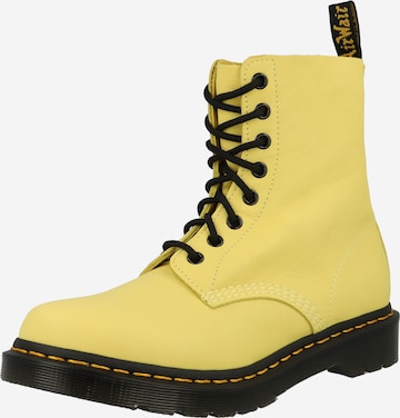 Dr. Martens Lace-Up Boots 'Pascal' in Yellow: front