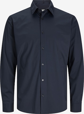 JACK & JONES Slim fit Business Shirt 'Active' in Black: front